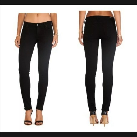 Citizens of Humanity Black Avedon Slick Skinny Leg Jeans - Picture 1 of 8